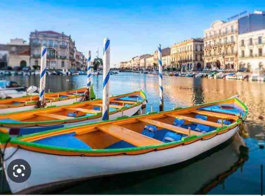 Joli Appartement T3 Renove Serviettes Non Incluses Sète Esterno foto